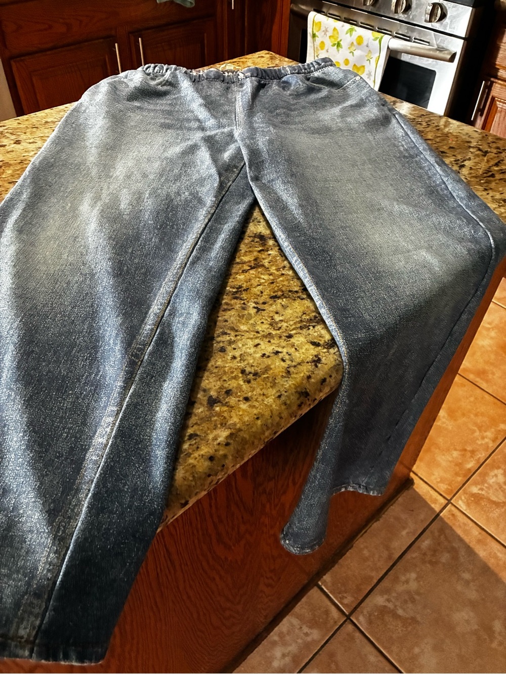Comfortable Jean style lounge pants Large Petit
